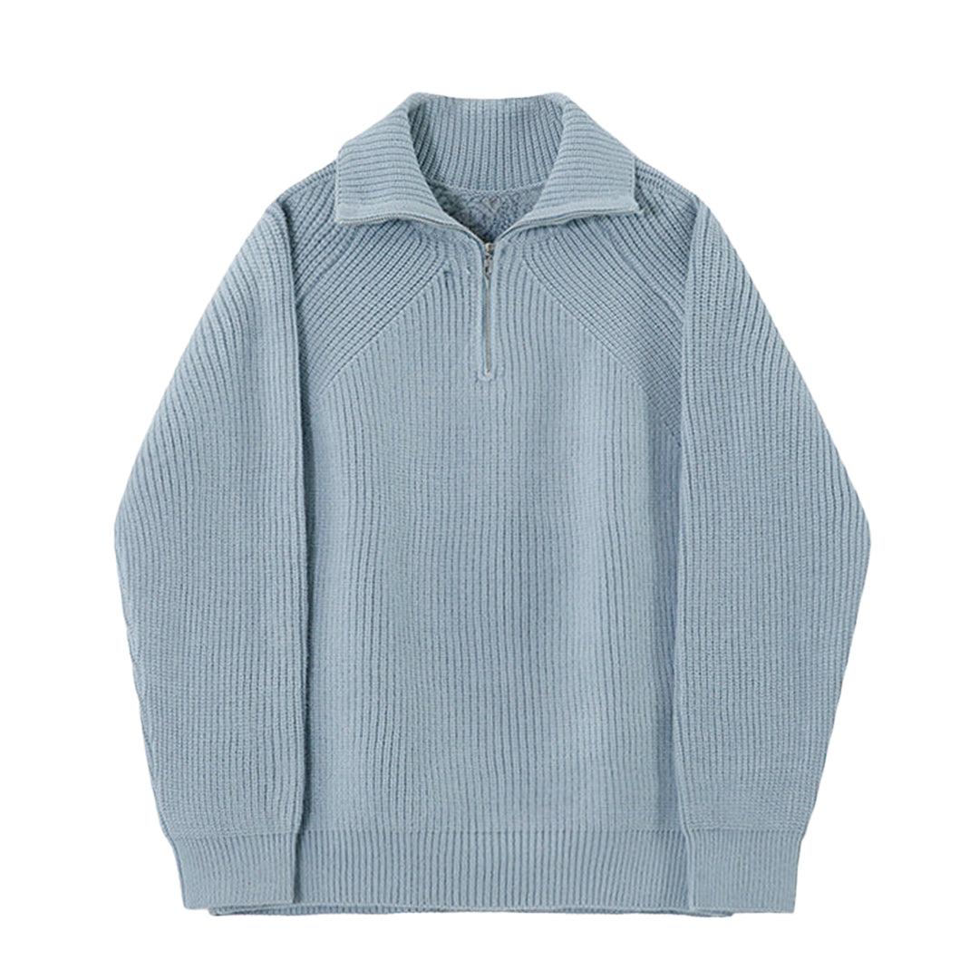Martin | Pull Azure à quart de zip