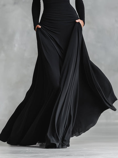 Rubi - Elegancka sukienka maxi, która nie opina i pięknie układa się na sylwetce 35+