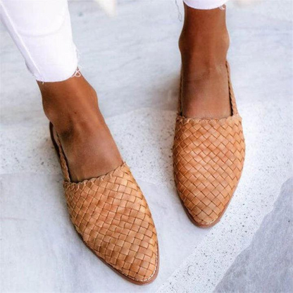 Arielle-Claire™ | Eleganckie i wygodne ręcznie robione płaskie sandały