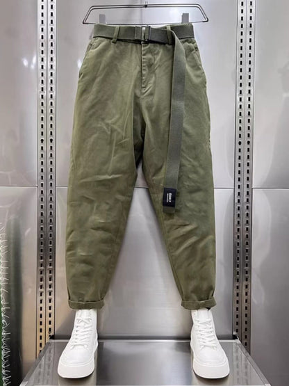 Laurent™ | Spodnie Capri z Pasem