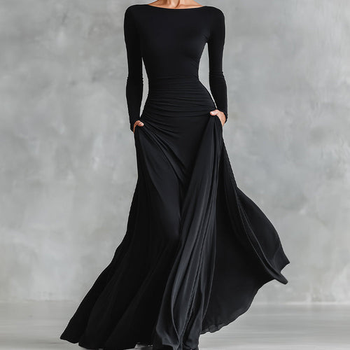 Rubi - Elegancka sukienka maxi, która nie opina i pięknie układa się na sylwetce 35+