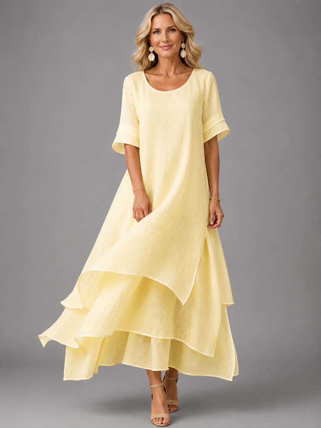 Rita | Elegancka Zwiewna Sukienka Maxi
