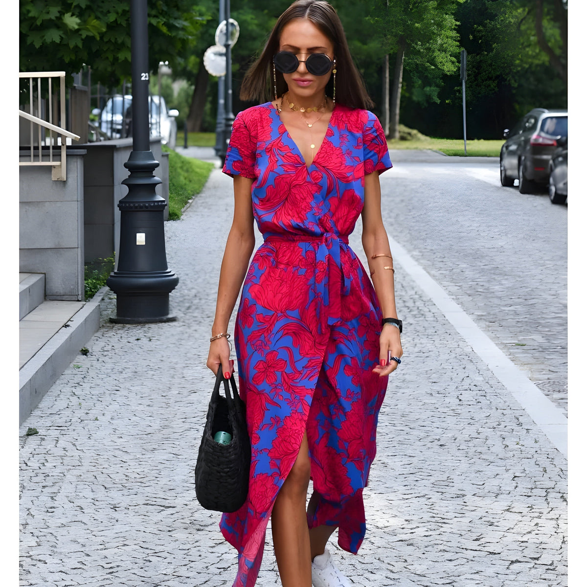 Aldona - Zwiewna i elegancka sukienka na każdą okazję