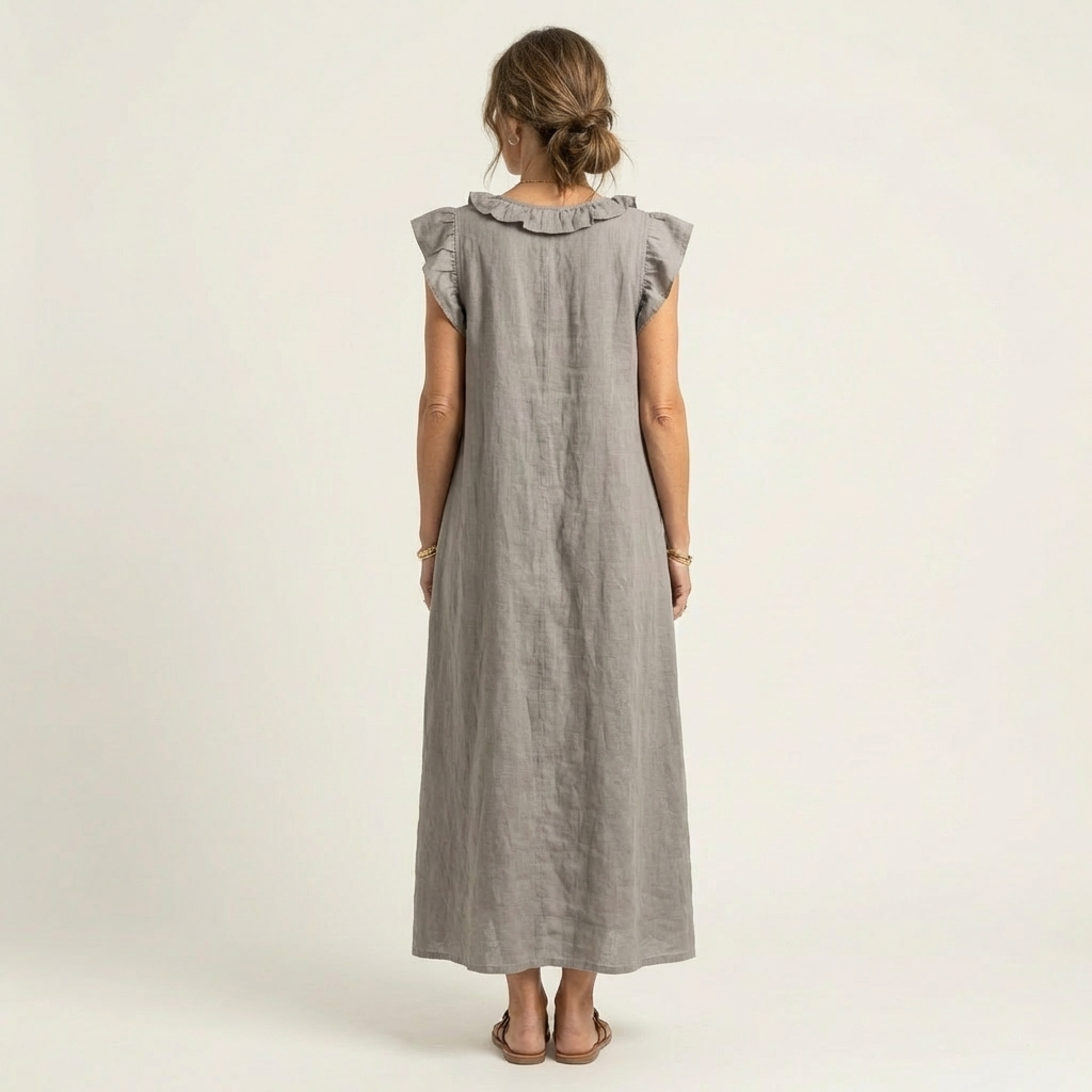 Anita | Elegancka sukienka z falbanami