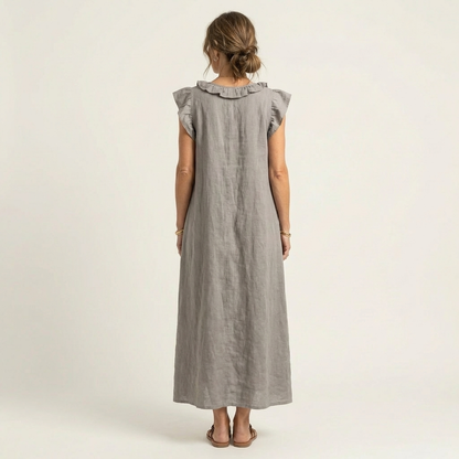 Anita | Elegancka sukienka z falbanami