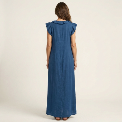 Anita | Elegancka sukienka z falbanami