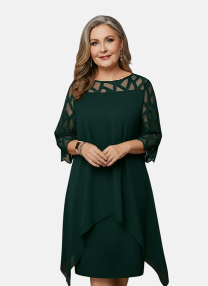 Danuta - Sukienka Modelująca Komfortowo Elegancka