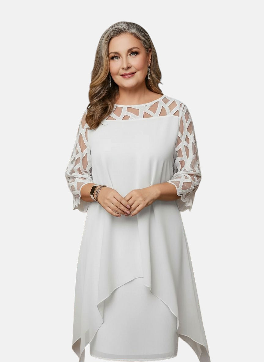 Danuta - Sukienka Modelująca Komfortowo Elegancka