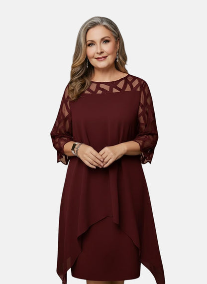 Danuta - Sukienka Modelująca Komfortowo Elegancka